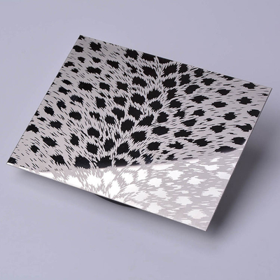 PVD Color Coated Mirror Polish Stainless Steel Etching Sheet 1.0mm Thickness