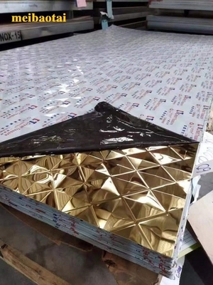 PVD Color Plating Stainless Steel Sheet Metal Four Feet