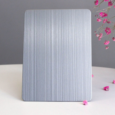 Flat Shape Hairline 201 Stainless Steel Sheet Cold Rolled DIN EN Standard