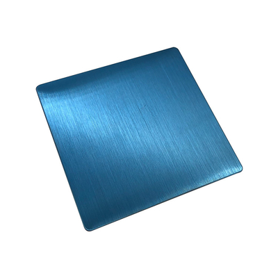 PVD Blue Hairline Sheet 201 304 Stainless Steel Plate EN Standard