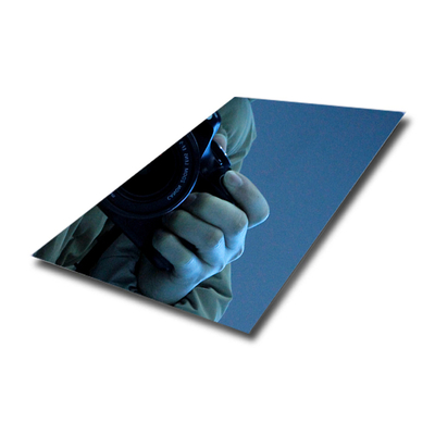 PVD Blue Mirror Color Sheet 201 304 Stainless Steel Plate EN Standard