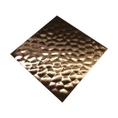 Convex Hammer Textured Stamped 304 201 Stainless Steel Metal Plate