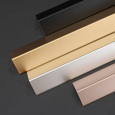 Grade 304 Stainless Steel Strip L Profile Sustainable L Tile Trim
