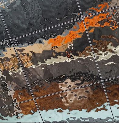 Mirror Color Stainless Steel Water Ripple Sheet Decoration Ceilling