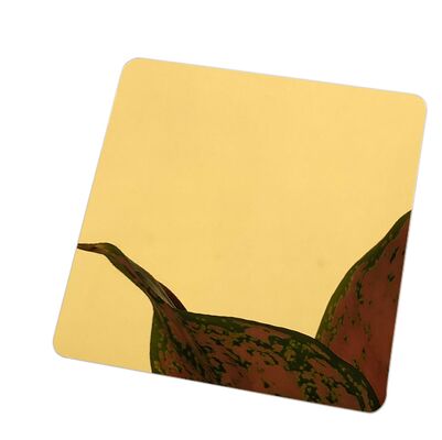Good price Hot Sell Gold Mirror Color Stainless  Steel Sheet Decoration Wall online