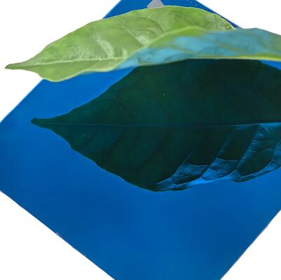 Good price Ss201 Blue Mirror Pvd Color Sheet Decoration Stainless Steel Plate online