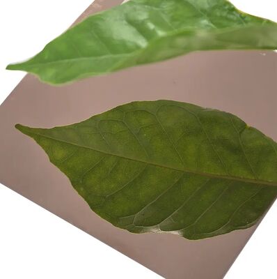 Good price Durable 304 Rose Gold Mirror Stainless Steel Panel for Home Decor online