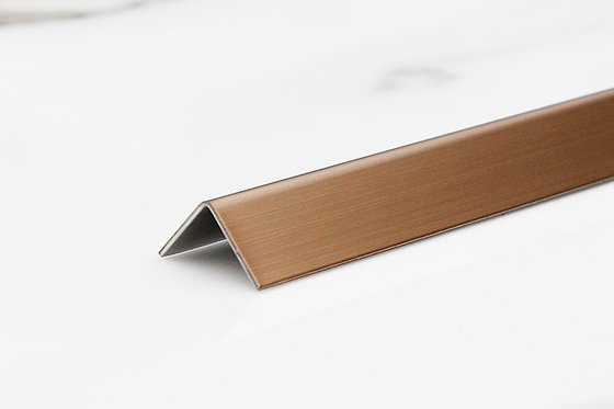 Hotel Decorative Stainless Steel Tile Edging 0.7MM Thickness
