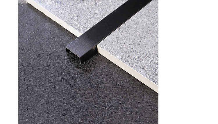 Decorative Stainless Steel Tile Trim 12mm PVD Stainless Steel U Trim