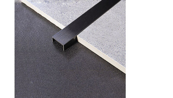 Decorative 12mm Blue PVD Coated 304 Stainless Steel U Trim Tile Edge