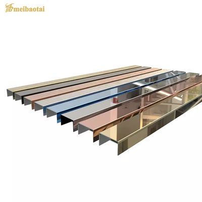 Good price Mirror Surface Stainless Steel U Profile Tile Trim with Anti Finger Print and 10FT Length online