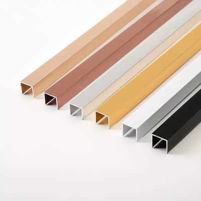 PVD Color Coated Stainless Steel U Profile Edge Trim with 0.65mm Thickness and 2438mm/3048mm Length