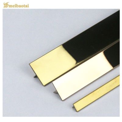 Good price 304 Stainless Steel Tile Edge Trim T10 X 3048mm with Mirror Surface for Corner Protection online