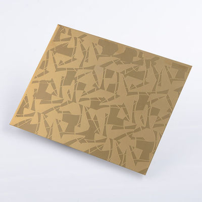 Good price 0.95mm Thickness Grade 304 Stainless Steel Etched Panel for Exterior Wall Cladding online