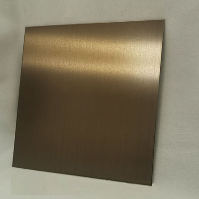Brushed Finished Customized Color Plating SS Sheet Four Feet Hairline Stainless Steel Sheet