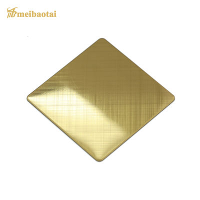 Good price ASTM Cold Rolled Stainless Steel Plate Gold Plated Sustainable Four Feet for Decorative Applications online