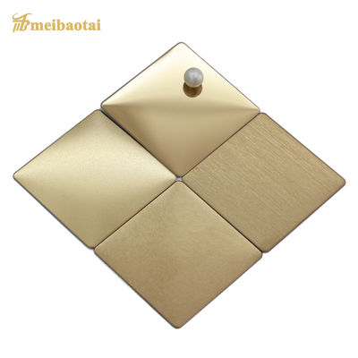 Good price Gold Rose Green Sustainable Cold Rolled Stainless Steel Plate Four Feet for Decorative Applications online