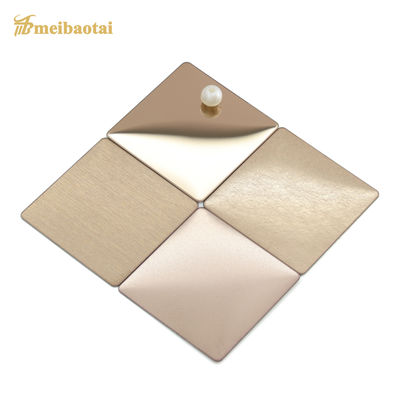 Good price ASTM Standard Cold Rolled Stainless Steel Plate Gold Rose Four Feet Stainless Steel Sheet online