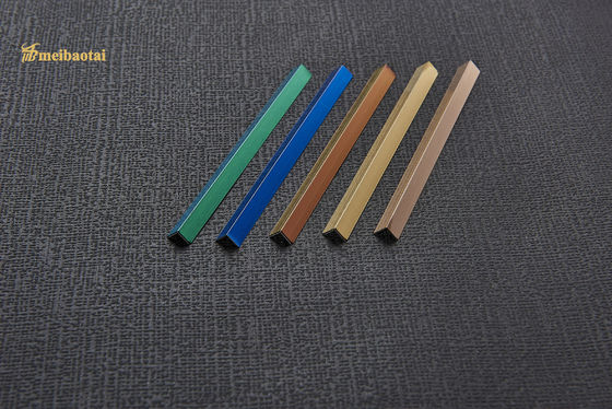 Good price 20mm Width PVD Color Coating Anti Finger Print Stainless Steel Tile Trim L Profile for Wall Decoration online
