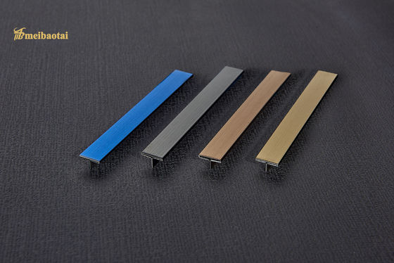 Good price U V L T Profile Stainless Steel Tile Trim 8mm 10mm 20mm with Anti Finger Print Finish online