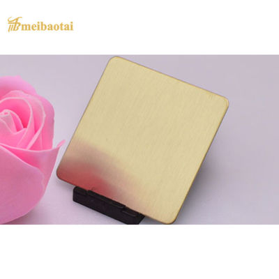 Good price Four Feet Brushed PVD Coated 201 Grade Decorative Stainless Steel Sheet online