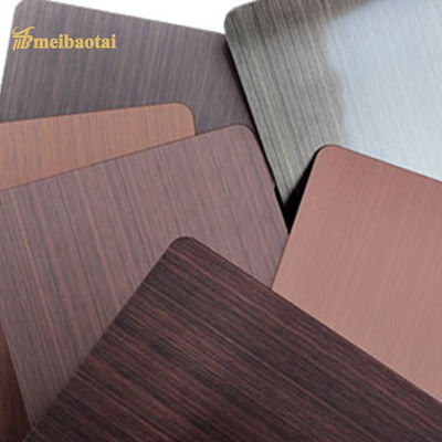 Good price Anti Bronze AFP Finish Four Feet Hairline Stainless Steel Sheet for Architectural Applications online