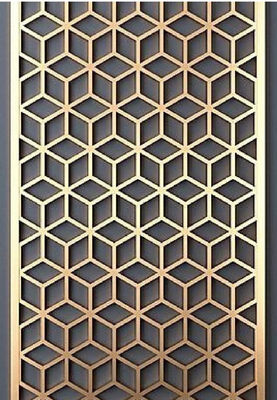 Good price ASTM Standard Stainless Steel Room Divider with Rose Gold Coating and 8mm Thickness for Hotel Projects online