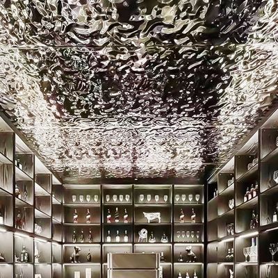 Good price ASTM Standard 304 Stainless Steel Water Ripple Stainless Steel Sheet with PVD Color Coated Mirror Finish online