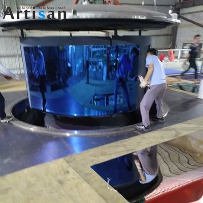 Good price PVD Blue Mirror Color Decorative Stainless Steel Sheet with EN Standard and 0.3-1.2mm Thickness online