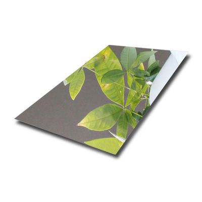 Silver Mirror Polished Stainless Steel Sheet 0.3-1.2mm Thickness 304/201 Grade for Decorative Applications