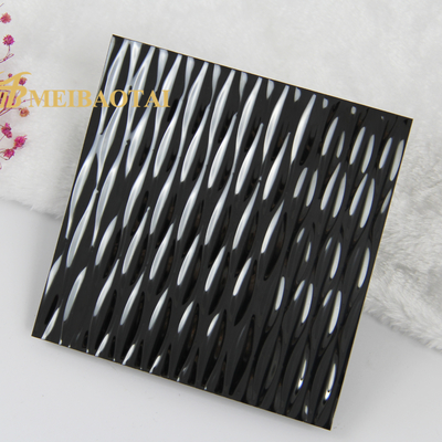 5WL Black Mirror Stamped 304 201 Stainless Steel Metal Plate
