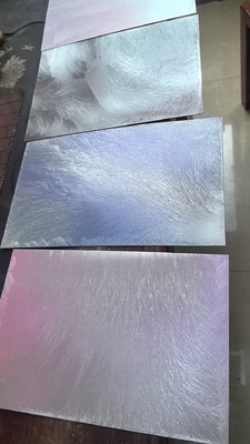 Fashionable Color Brush Pattern Stainless Steel Plate Decoration Studio