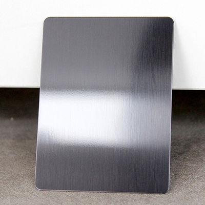 Good price Black Brushed 430 Grade Stainless Steel Plate with NO.4 Surface Treatment online