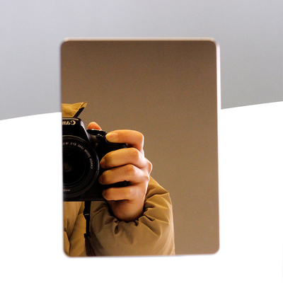 Chocolate Gold Mirror Finish Decorative Stainless Steel Sheet
