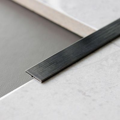3048mm Length 304 Stainless Steel Mirror Surface T Tile Strip for Wall and Floor