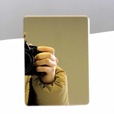 Champagne Gold Mirror Polished Stainless Steel Sheet
