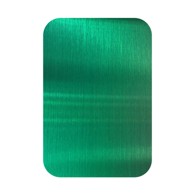 PVD Emerald Hairline Color Coating Stainless Steel Sheet