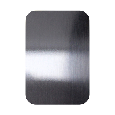 Black Brushed Hairline Stainless Steel Sheet