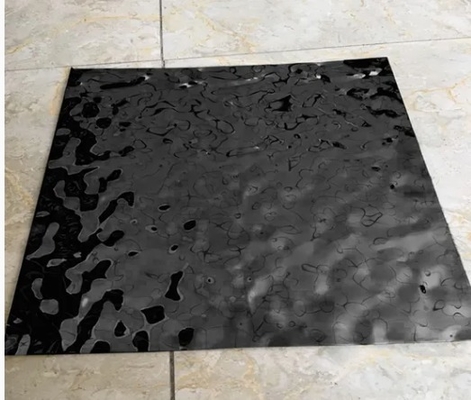 PVD Color Coating on Water Ripple Stainless Steel Sheet for Catering Vehicles