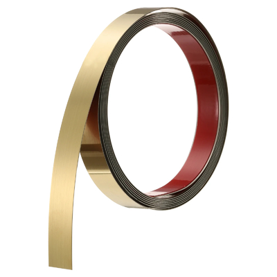Gold Rose Gold Mirror Metal Stainless Steel Adhesive Roll Flat Tape