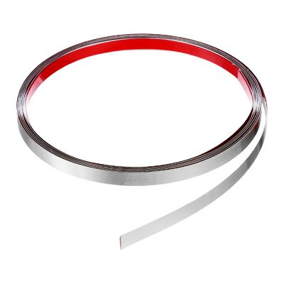 Mirror Surface Hairline Finish PVD Color Coating Stainless Steel Adhesive Roll Flat Trim for Tile Edges