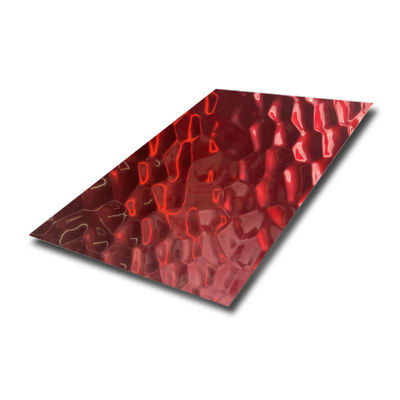 Good price Honeycomb Design China Red 304 Stainless Steel Sheet - Decorative Stamped PVD Color Coated online