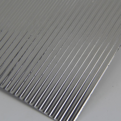Stripes Pattern Embossed Stainless Steel Sheet Metal Plate