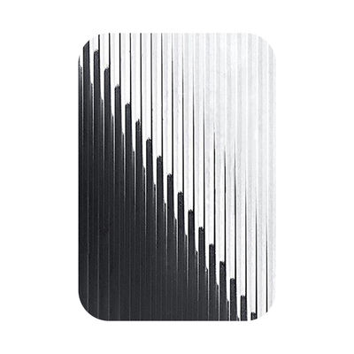 Good price Stripes Pattern Embossed Stainless Steel Sheet Metal Plate with 0.85mm Thickness and Slit Edge online