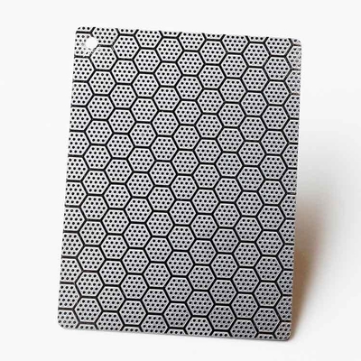 Silver Polish Embossed Stainless Steel Sheet 201 Plate