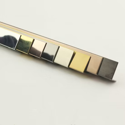 Grade 304 Stainless Steel Strip L Profile Sustainable L Tile Trim