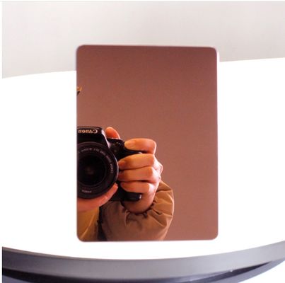 Good price Rose Gold Mirror Finish 304 Grade PVD Coated Stainless Steel Decorative Plate online