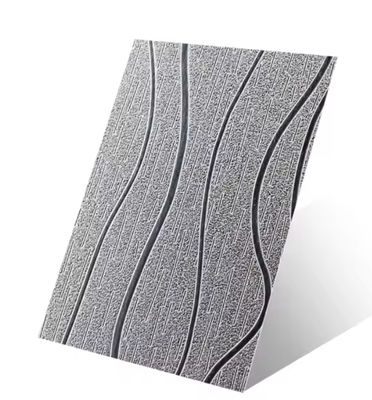 Rose Gold Stainless Steel Embossed Plate Decoration Wall ，Hotel