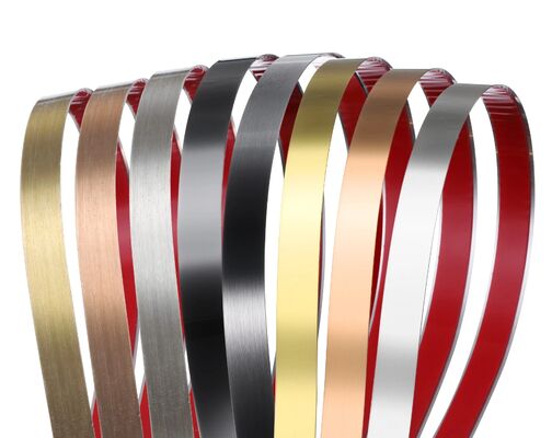 Good price PVD Color Coated Stainless Steel Strip Peel And Stick Strip - Corrosion Resistant and Easy to Clean Tile Trim online