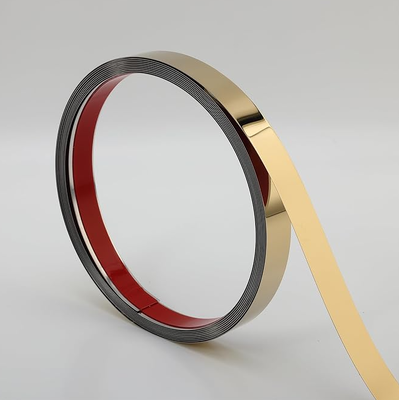 stainless steel golden strip decoration wall